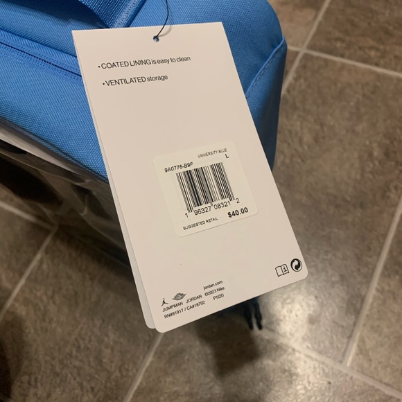 Nike Air Jordan The Shoe Bag Box University Blue North Carolina Blue NWT - Picture 7 of 7